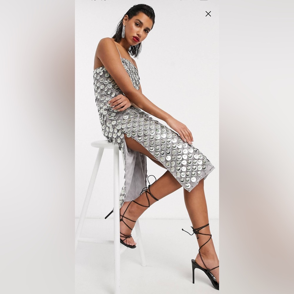ASOS midi cocktail dress